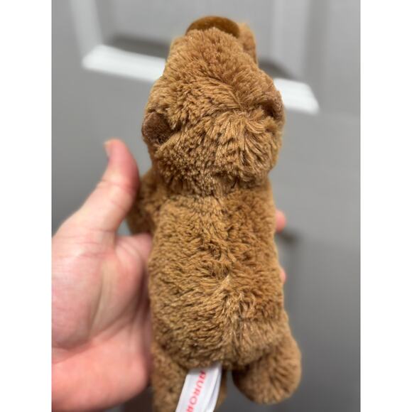 Aurora Charlie the Capybara Plush 9" Mini Flopsie Tan Brown Stuffed Animal - Picture 3 of 5